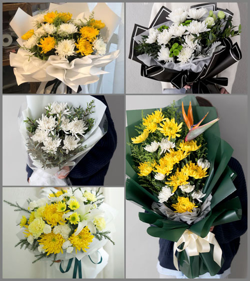 江苏淮安涟水县陈师镇白事花束代送